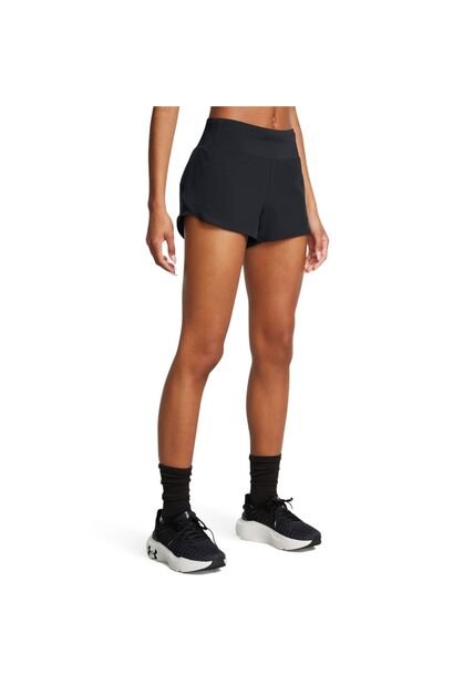 Shorts Mujer Under Armour LAUNCH PRO 3 SHORTS Negro Under Armour