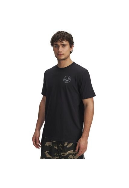 Camiseta Hombre UNDER ARMOUR PJT RCK WIRE SS Negro Under Armour