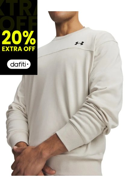 Buzo Hombre Under Armour Rival Crew Blanco Under Armour