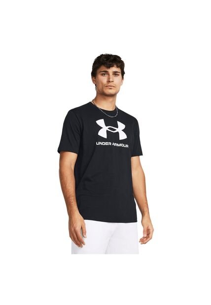 Camiseta Hombre UNDER ARMOUR SPRTSTL LOGO UPDT SS Negro Under Armour