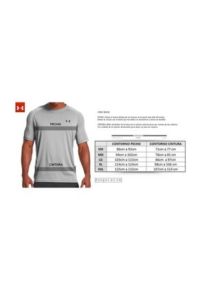 Camiseta Under Armour Gl Foundation Ss Para Hombre-Celeste