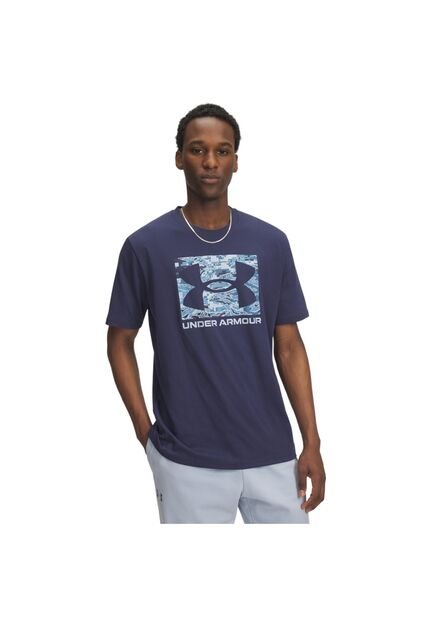 Camiseta Hombre Under Armour ABC CAMO BXD LOGO SS Azul Under Armour