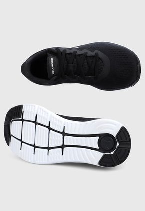 Tenis Running Negro-Blanco UNDER ARMOUR