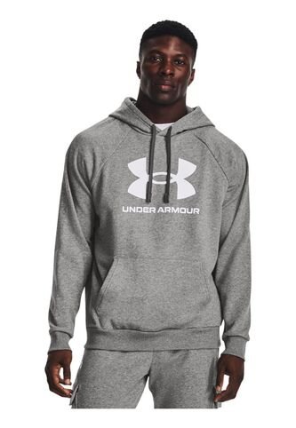 Saco Hombre UNDER ARMOUR RIVAL FLEECE LOGO HD Gris Under Armour Under Armour