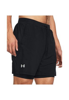 Short Hombre UNDER ARMOUR LAUNCH 7 2N1 SHORTS Negro Under Armour