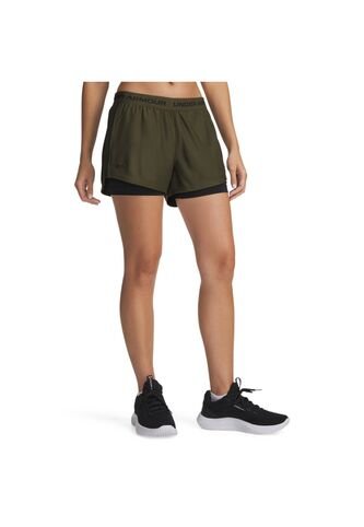 Shorts Mujer Under Armour TECH PLYP 2N1 SHORTS Verde Under Armour Under Armour