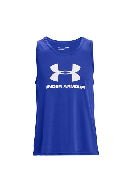 Camiseta Esqueleto Under Armour Sportstyle-Azul