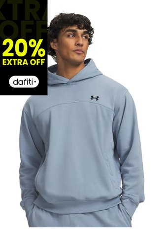 Buzo Hombre Under Armour Rival Hoodie Azul Under Armour Under Armour