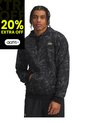 Buzo Hombre Under Armour Rival Fleece Printed Hoodie Negro Under Armour de Under Armour