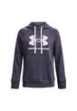 Hoodie Under Armour Rival Flce Logo-Azul de Under Armour