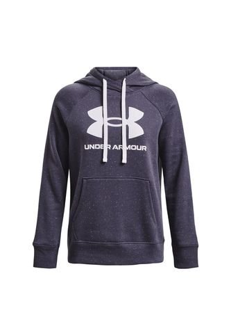 Hoodie Under Armour Rival Flce Logo-Azul Under Armour