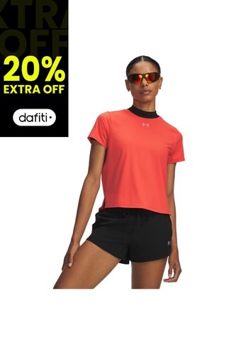 Camiseta Mujer Under Armour VELOCITI PRO SHRTSLV Naranja Under Armour Under Armour