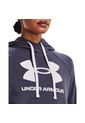 Hoodie Under Armour Rival Flce Logo-Azul de Under Armour