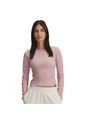 Camiseta Manga Larga Mujer Under Armour UA RIVAL RIB LS Rosado Under Armour de Under Armour