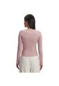Camiseta Manga Larga Mujer Under Armour UA RIVAL RIB LS Rosado Under Armour de Under Armour