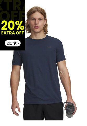 Camiseta Hombre UNDER ARMOUR VNSH SMLSS NVELTY SS Azul Under Armour Under Armour