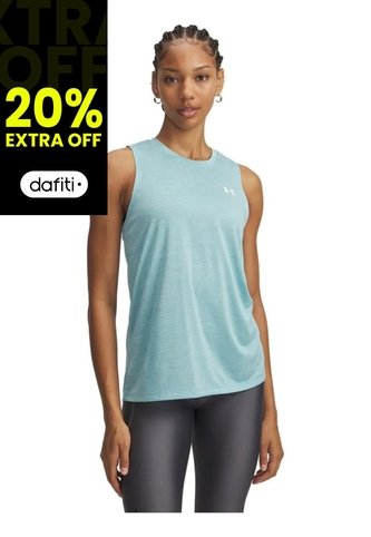 Camiseta Mujer UNDER ARMOUR TECH TANK TWIST Azul Under Armour Under Armour