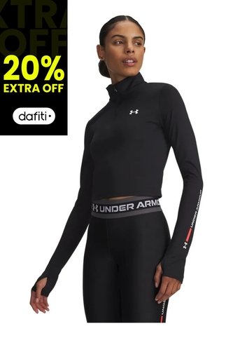 Buzo Mujer UNDER ARMOUR TECH BRANDED 1/2 ZIP Negro Under Armour Under Armour