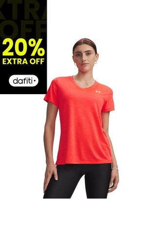 Camiseta Mujer Under Armour TECH SSV TWIST Rojo Under Armour Under Armour