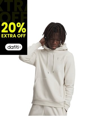 Buzo Hombre Under Armour ICON FLEECE HOODIE Blanco Under Armour Under Armour