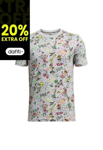 Camiseta Niño Under Armour Alien All Sports Gris Under Armour Under Armour