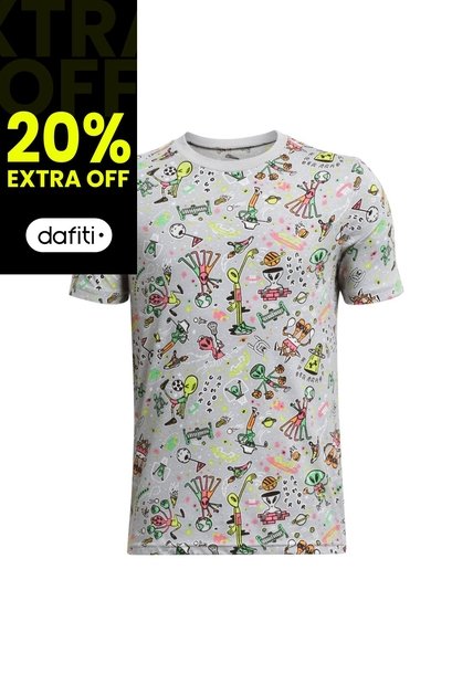 Camiseta Niño Under Armour Alien All Sports Gris Under Armour