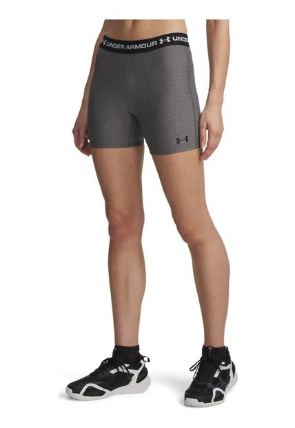 Short Mujer UNDER ARMOUR HEATGEAR MIDDY Gris Under Armour