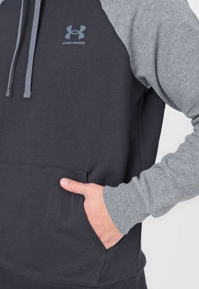 Buzo Negro-Gris UNDER ARMOUR Rival Fleece