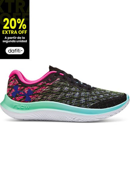 Tenis Negro Mujer UA WFLOW VELOCITIWN2 3026800-001-N11 Under Armour