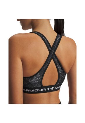Sujetador Mujer Under Armour CROSSBACK MID PRINT Negro Under Armour