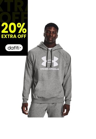 Hoodie Under Armour Rival Fleece-Gris Under Armour