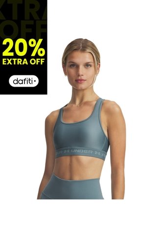 Sujetador Mujer Under Armour CROSSBACK MID BRA Azul Under Armour Under Armour