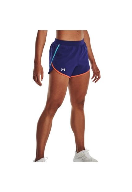 Short Under Armour Fly By 2.0 Para Mujer-Azul