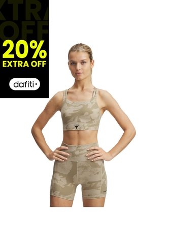 Sujetador Mujer UNDER ARMOUR PJT RCK BRALETTE Marron Under Armour Under Armour