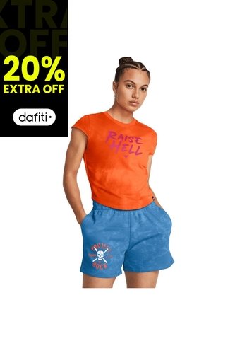 Camiseta Mujer UNDER ARMOUR PJT RCK UNDRGRND CAP Naranja Under Armour Under Armour