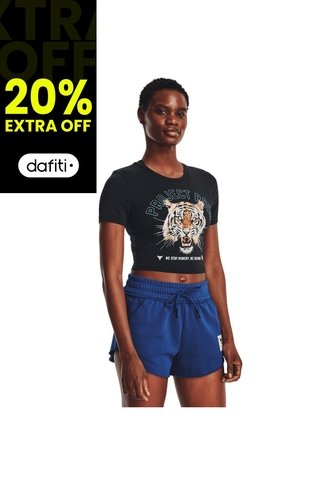 Camiseta Mujer UNDER ARMOUR PJT RCK STAY HUNGRY Negro Under Armour Under Armour