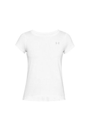 Camiseta Under Armour Heatgear Mujer-Blanco