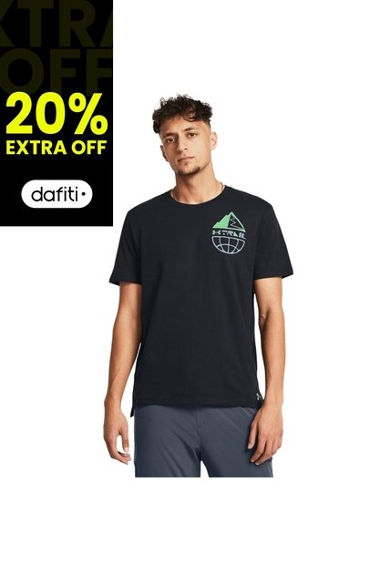Camiseta Hombre UNDER ARMOUR RUN TRAIL SHORTSLEEV Negro Under Armour