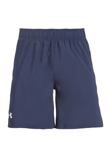 Pantaloneta Under Armour Azul Oscuro-Blanco