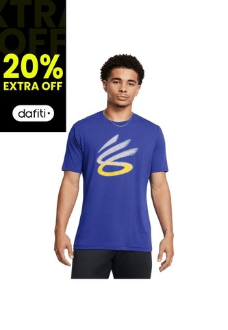 Camiseta Hombre UNDER ARMOUR CURRY LOGO TREND TEE Azul Under Armour Under Armour