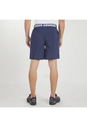 Pantaloneta Under Armour Azul Oscuro-Blanco