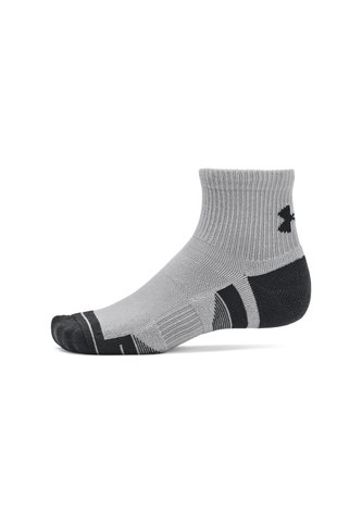 Medias Unisex UNDER ARMOUR PERFRMNC TECH 3P QTR Gris Under Armour Under Armour