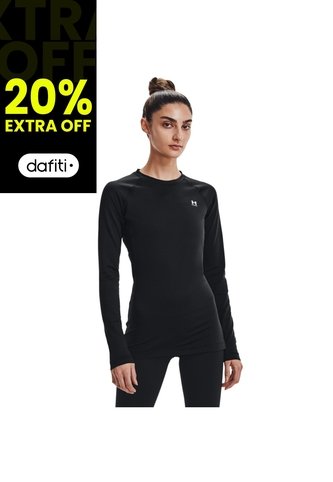 Camiseta Compresión UA CG Authentics Crew Mujer 1368701-001-N11 Under Armour Under Armour