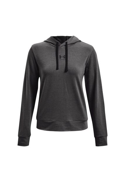Hoodie Under Armour Rival Terry Mujer-Gris