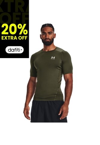 Camiseta UA HG Armour Comp SS Hombre 1361518-390-5VR Under Armour Under Armour