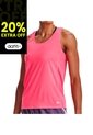 Camiseta Esqueleto Under Armour Fly-By Mujer-Rosa de Under Armour