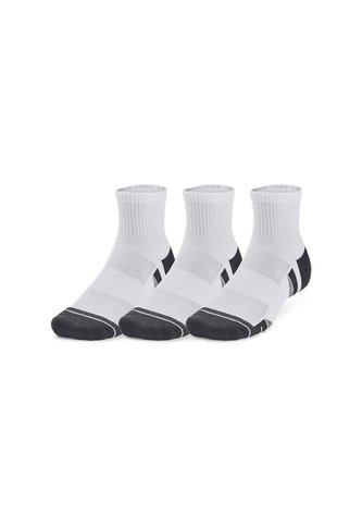 Medias Hombre Under Armour Prfrmnc Tech 3Pk Qtr Blanco Under Armour Under Armour