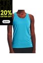 Camiseta Esqueleto Under Armour Fly-By Mujer-Azul de Under Armour