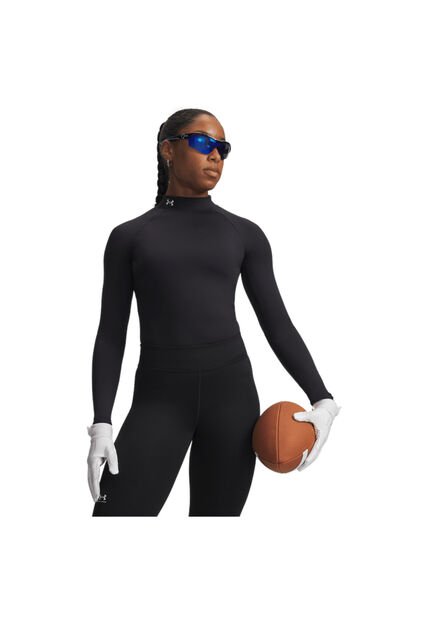 Camiseta Mujer Under Armour CG AUTHNTCS MOCKNECK Negro Under Armour