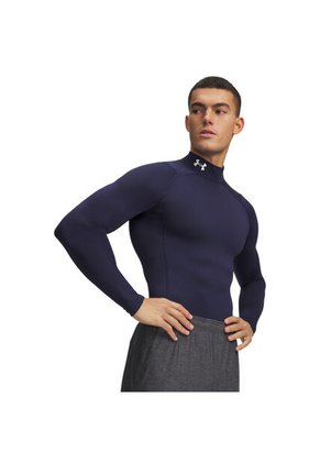 Camiseta Manga Larga Hombre Under Armour CG ARMOUR COMP MOCK Azul Under Armour